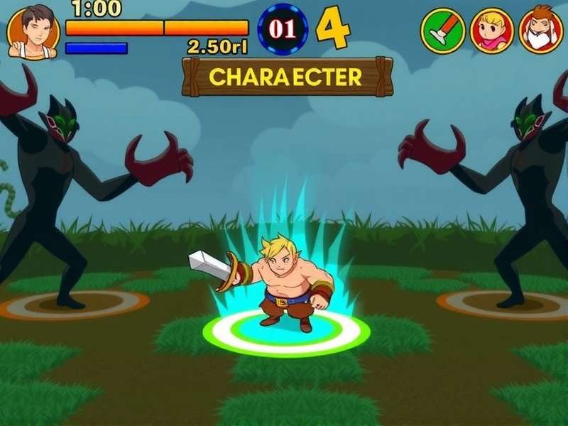 Nutmeg Mighty Duelist Character Selection Screen